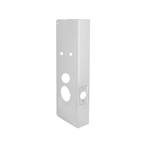 Don-Jo 24-S-CW Codelocks 5000 Door Wrap, 2-3/4in Backset, Stainless Steel, Indent Latch Prep