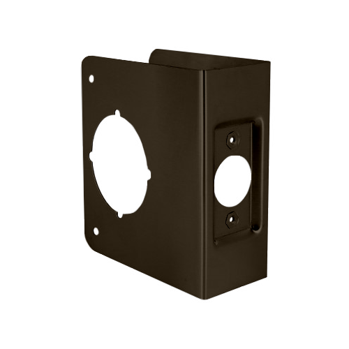 Don-Jo 61-10B-CW Door Wrap 2-3/8in Backset for 1-3/4in Door, 4x4.5in, Oil Rubbed Bronze