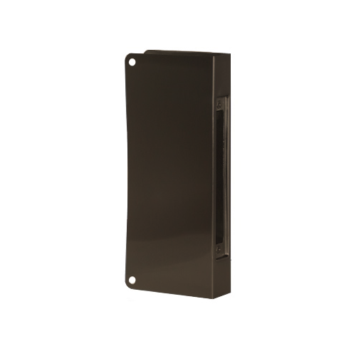 Don-Jo 504-10B-CW Mortise Lock Door Wrap, Blank Sides, Oil Rubbed Bronze, 8in x 1-1/4in