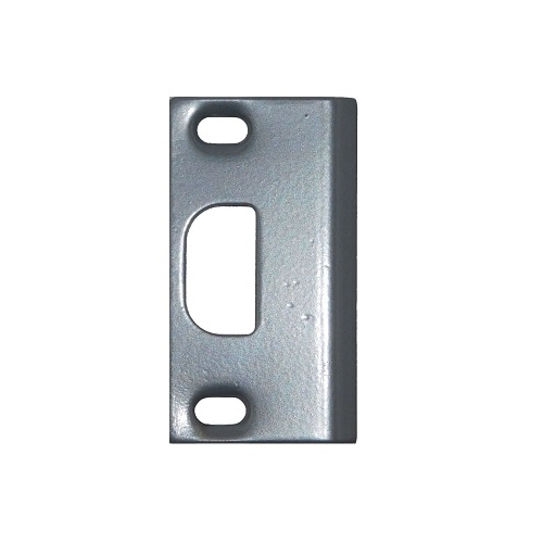 Don-Jo A-2-SS-SL Adjustable Strike for Cylindrical Locks, 3-3/4in x 1-1/4in, SL Silver Coated