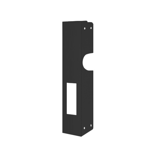 Don-Jo ADR-3-RH-622 Aluminum Door Reinforcer for Adams Rite Deadbolt, Right Hand, Black