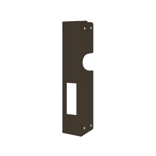 Don-Jo ADR-3-RH-DU Aluminum Door Reinforcer for Adams Rite Deadbolts, Right Hand, Dark Bronze