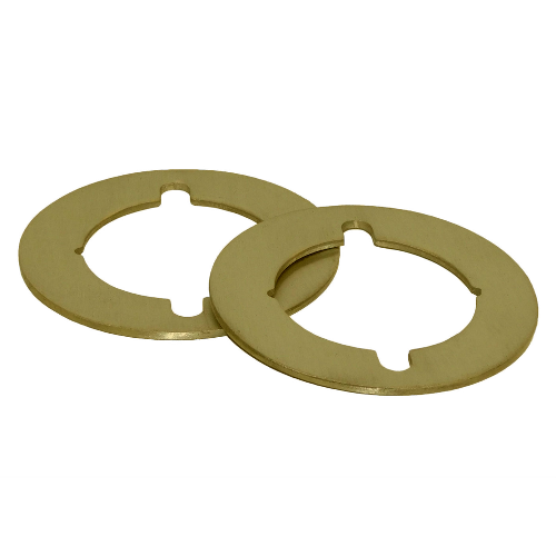 Don-Jo AR-9K-605 Best 9K Custom Spacers for 1-3/8in Doors, 2-1/8in Hole, Bright Brass