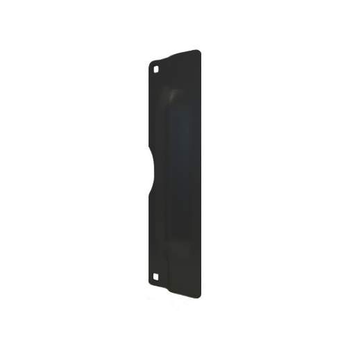 Don-Jo LP-207-622 Latch Protector with Cut Out for Locks, 7in x 2-3/4in, 622/US19 Black