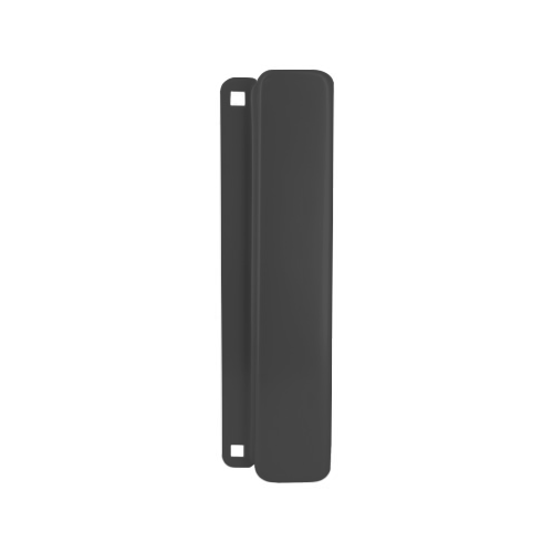 Don-Jo MELP-210-622 Electric Strike Latch Protector for Outswinging Doors, 10in x 2-5/8in, Black