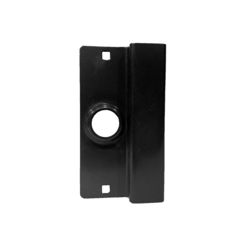Don-Jo NELP-207-622 Latch Protector for Outswing Doors with Adams Rite Locks, Black 622/US19
