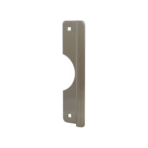Don-Jo OSLP-210-SL Latch Protector for Outswinging Doors, 10in x 2-5/8in, SL Silver Coated