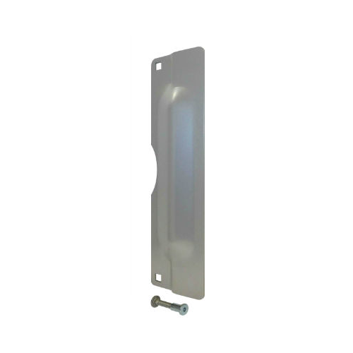 Don-Jo PLP-211-EBF-SL Pin Latch Protector for Locks, EBF Fasteners, 11in x 3in, SL Silver Coated