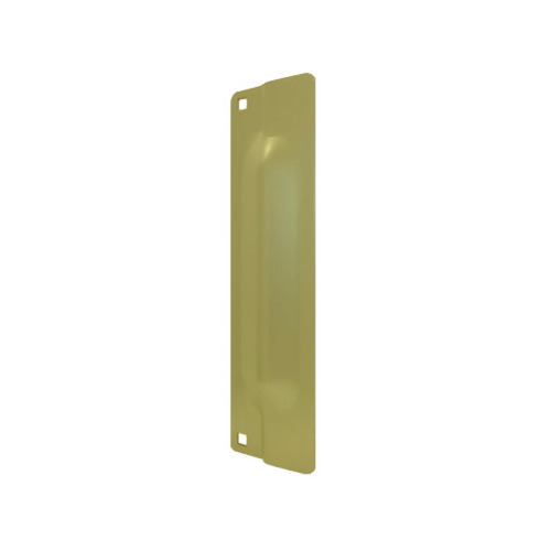 Don-Jo PMLP-211-BP Pin Latch Protector for Mortise Lock, 11in x 3in, 605/US3 Bright Brass
