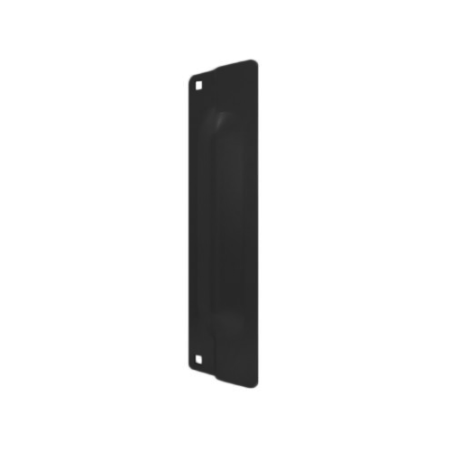 Don-Jo PMLP-211-622 Pin Latch Protector for Mortise Lock, 11in x 3in, 622/US19 Black