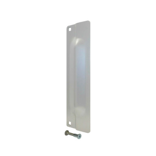 Don-Jo PMLP-211-EBF-CP Pin Latch Protector for Mortise Lock, 11in x 3in, Bright Chrome Plated