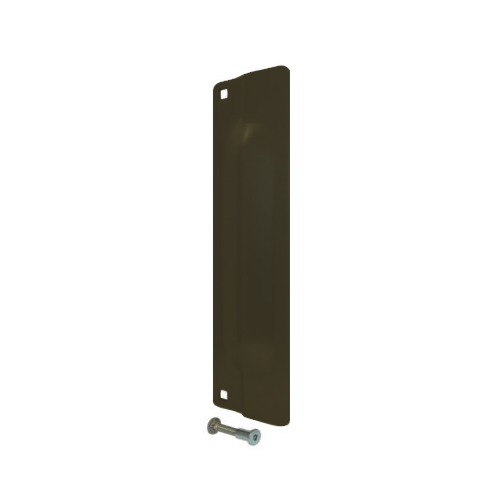 Don-Jo PMLP-211-EBF-DU Pin Latch Protector for Mortise Lock, 11in x 3in, Duranodic Dark Bronze