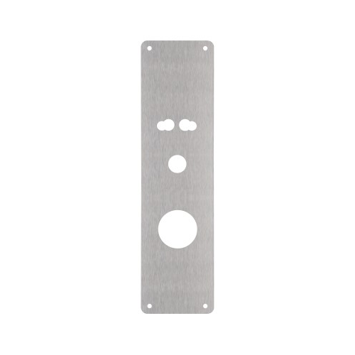 Don-Jo RP-26CO-630 Remodeler Plate for Schlage CO Locks, 5in x 16in, 630/US32D Stainless Steel