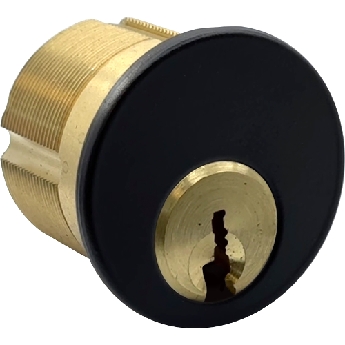GMS M118-ASV-10B-AT-NK-6 Mortise Cylinder 1-1/8in 6-Pin ASSA V10, 613/US10B Oil Rubbed Bronze
