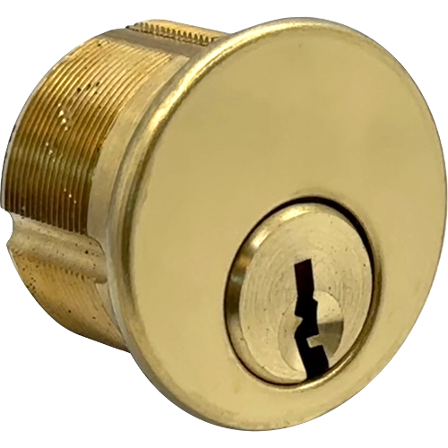 GMS M156-WR-3-ATA2 Mortise Cylinder 15/16in 5-Pin Weiser, Adams Rite/Yale Cam, 605/US3 Bright Brass