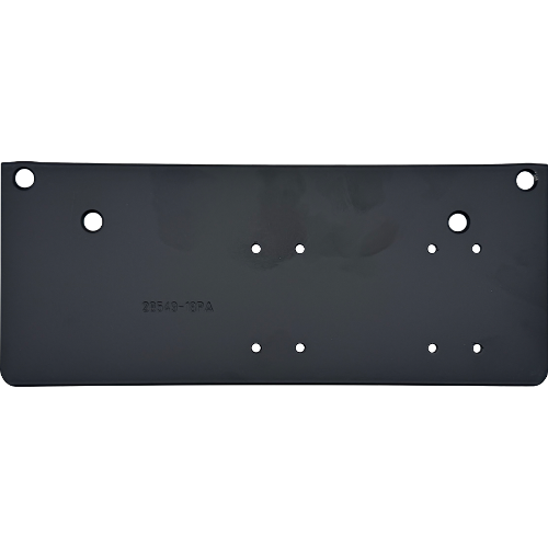 LCN 4040XP-18PA-MTBLK 4040XP Series Drop Plate, Parallel Arm, 622/MTBLK Matte Black Powder Coat