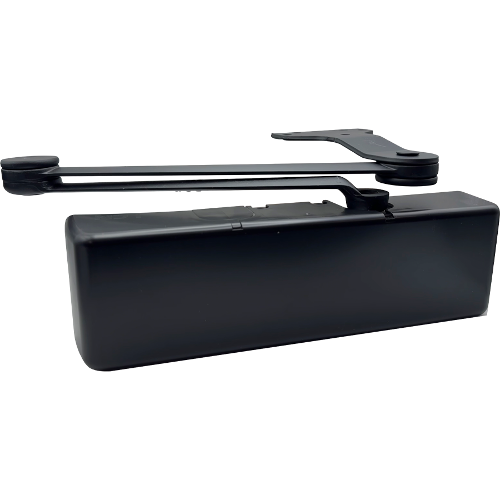 LCN 4040XPEDAMTBLK Super Smoothee Heavy Duty Adjustable Door Closer, Matte Black Finish