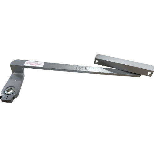 LCN 9530IQ-3077T-LH-ANCLR Standard Track Arm for Pull Side 9500IQ/9500, Left Hand, Clear Anodized
