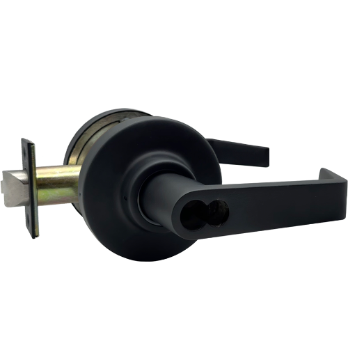 Marks Hardware 195RF/19-F19 FSIC Schlage Storeroom Clutched Lever Lockset, Grade 1, Flat Black