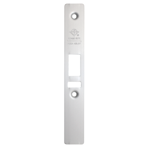 Adams Rite 24-0017-0220-628 Flat Faceplate for 4500 Series Deadlatches, 628/US28 Aluminum Anodized