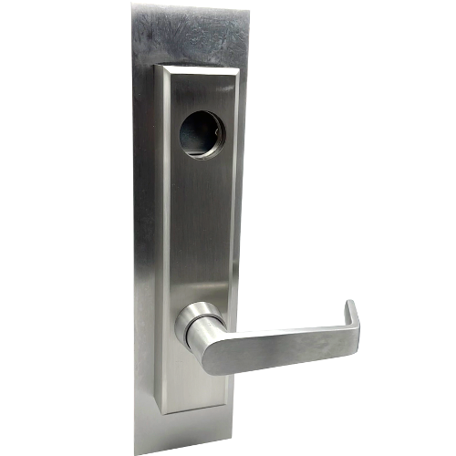 Securitech TEL-KDT-RHR Keyed Lever Trim for Self-Locking Tridents, 24VDC Release, RHR, 630/32D SS