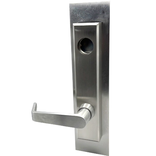 Securitech TEL-KDT-LHR Keyed Lever Trim for Self-Locking Tridents, 24VDC Release, LHR 630/32D SS