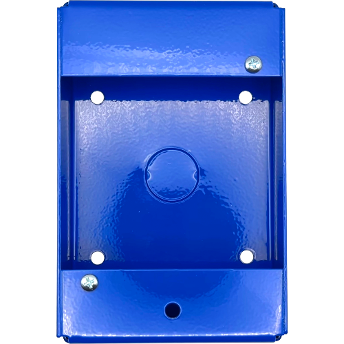 Security Door Controls 491-BB 491 Blue Surface Mount Back Box for Emergency Break Glass Station