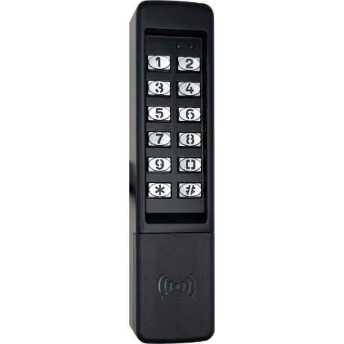 Security Door Controls 923P Narrow Self-Contained Keypad with Proximity Reader, 12/24VAC/DC