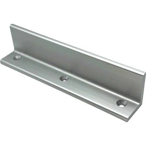 Security Door Controls AB04-V Angle Bracket for 1581 Maglock, 2in x 1-1/2in x 8-3/4in, 628 Satin Aluminum