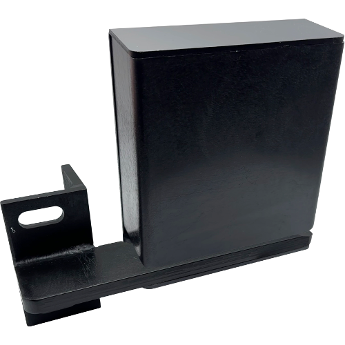 Security Door Controls GL260AH FSE Fail-Secure Electric Gate Lock, 12/24VDC, 1/8in Steel, Black