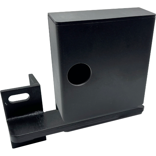 Security Door Controls GL260MRAH-D Electric Gate Lock, Fail-Secure, Mechanical Release, 12/24VDC, Black Steel