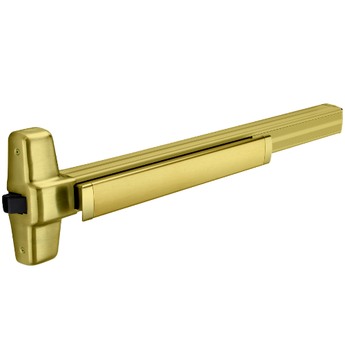 Von Duprin 99EO-606-36 Rim Exit Device, Exit Only, 36in, Hex Dogging, Grade 1, Satin Brass