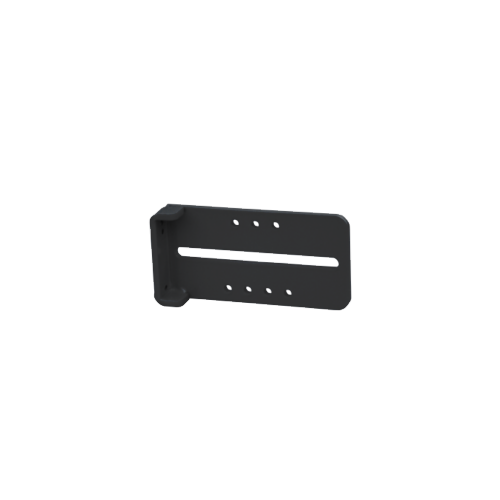 DAC 6020-B Strike Latch Receiver Bracket, Black Powder Coat