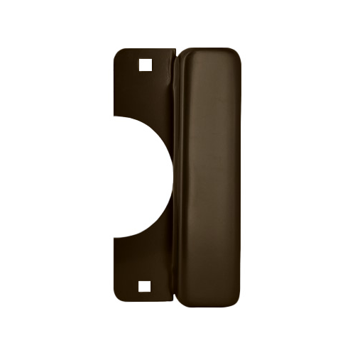 Don-Jo LELP-208-DU Electric Strike Latch Protector for Aluminum Doors, 695/SP313 Dark Bronze
