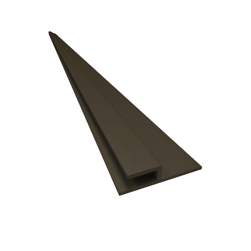 Pro-Lok ELP-37A3D Interlocking Inswing Latch Protector, 37in Aluminum, Duranodic Bronze
