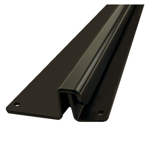 Pro-Lok ELP-37S2D Interlocking Outswing Latch Protector, 37in Steel, 1-7/8in Width, Bronze
