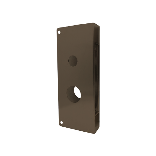 Don-Jo 9050-LHR-10B-CW Schlage L Series Door Wrap, Single Cylinder, LHR, 2-3/4in Backset, Dark Bronze