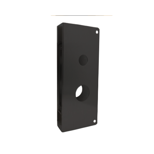 Don-Jo 9050-RH-622-CW Schlage L Series Door Wrap, Single Cylinder, RH, 2-3/4in Backset, Black