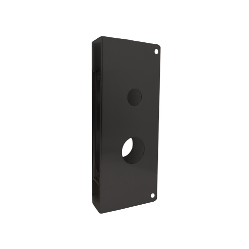 Don-Jo 9080-RH-622-CW Schlage L Series Door Wrap, Single Cylinder, RH, Black, 5-1/8in x 12in