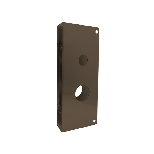 Don-Jo 9080-RH-BZ-CW Schlage L Series Door Wrap, Single Cylinder, RH, 2-3/4in Backset, Bronze