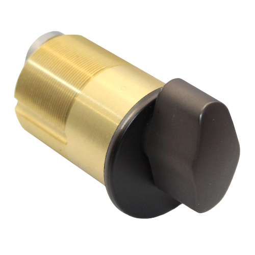 GMS M134T-10B-AT Mortise Thumbturn Cylinder 1-3/4in Brass, Oil Rubbed Bronze 613/US10B