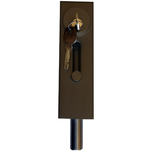 Progressive R1000/DU Yale PARA Mortise Cylinder Drop Bolt Lock for Revolving Doors, Duranodic Bronze