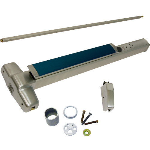Von Duprin RX-9827NL-OP-626-48-LBR-ALK Alarmed Exit Device Kit with Nightlatch Trim, 48in x 84in, Satin Chrome