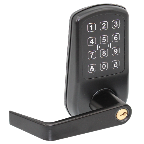Prodatakey RLC2PKB Red Wireless High-Security Cylindrical Lock with Keypad, Multi-Tech