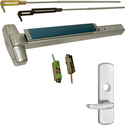 Von Duprin RX-9847L-NL-626-36-LHR-07-ALK Alarmed Exit Device Kit, 9847 Series, RX Switch, 996L-NL Nightlatch Trim