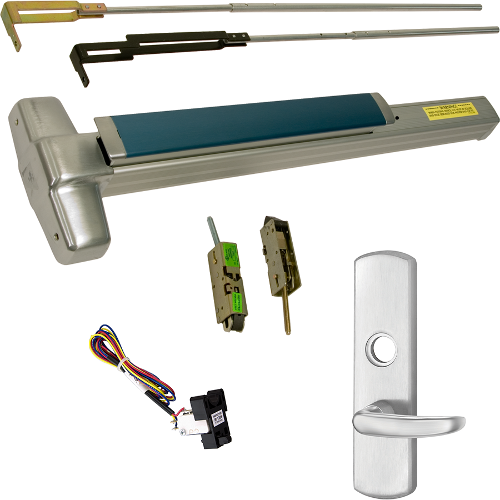 Von Duprin RX-9847L-NL-626-36-RHR-07 KIT 9847 Smooth CVR Exit Device, RX Switch, 996L-NL Nightlatch Trim, 36in