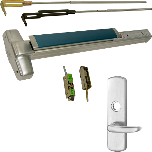 Von Duprin RX-9847L-NL-626-36-RHR-07-ALK Alarmed Exit Device Kit with RX Switch 996L-NL Nightlatch Lever Trim