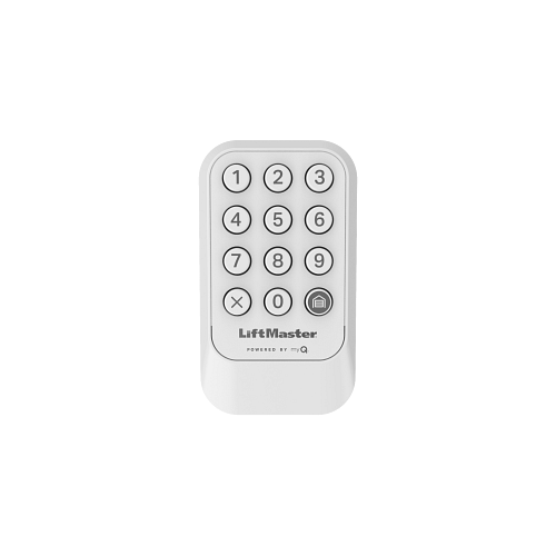 Liftmaster L979U Universal Keyless Entry Keypad, Weatherproof Slide-Up Protective Cover, White