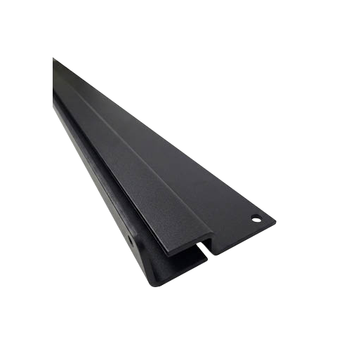 Pro-Lok ELP-37S3B Interlocking Inswing Latch Protector 37in Long, Steel, 1-1/2in Width, Black