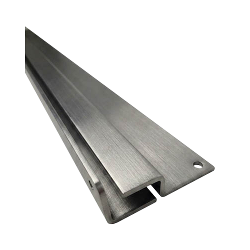Pro-Lok ELP-82SS3 Interlocking Inswing Latch Protector, 82in Long, Stainless Steel, Satin Finish